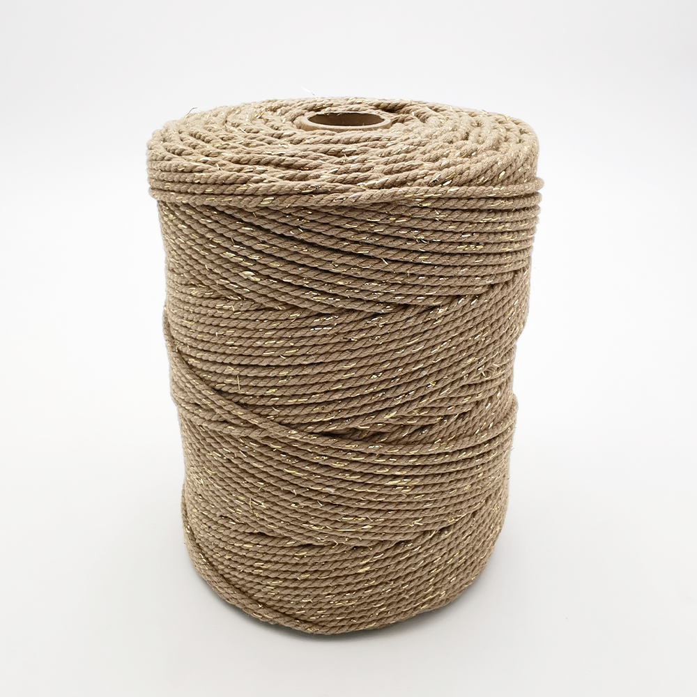 Corde Macramé Coton 30mm X 5m - DIY, Décoration, Jouets Animaux, Naturelle Et Biodégradable