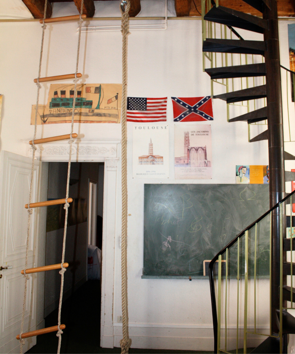 Echelle en bois - Chambre 