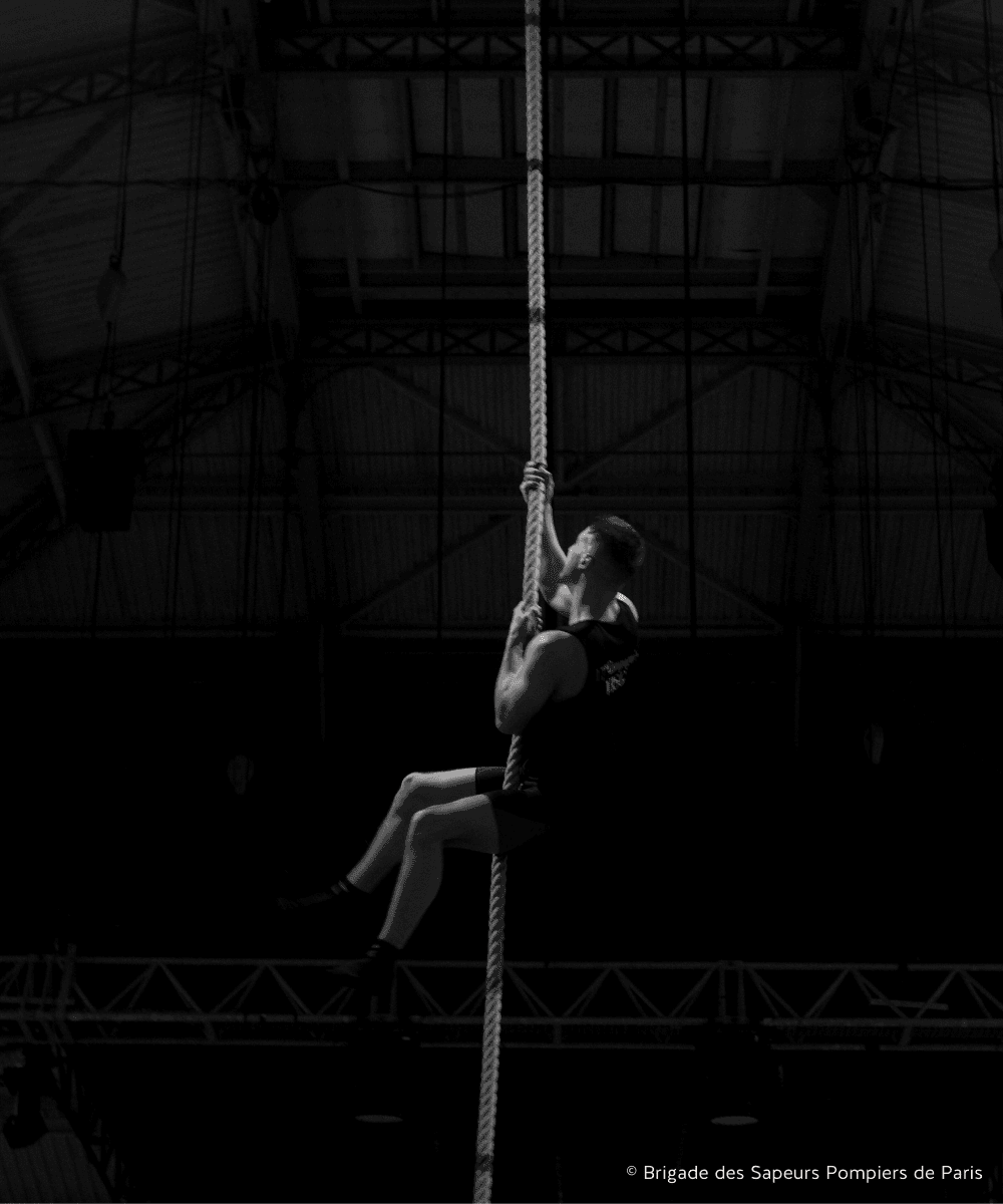 Corde lisse - Compétition pompier