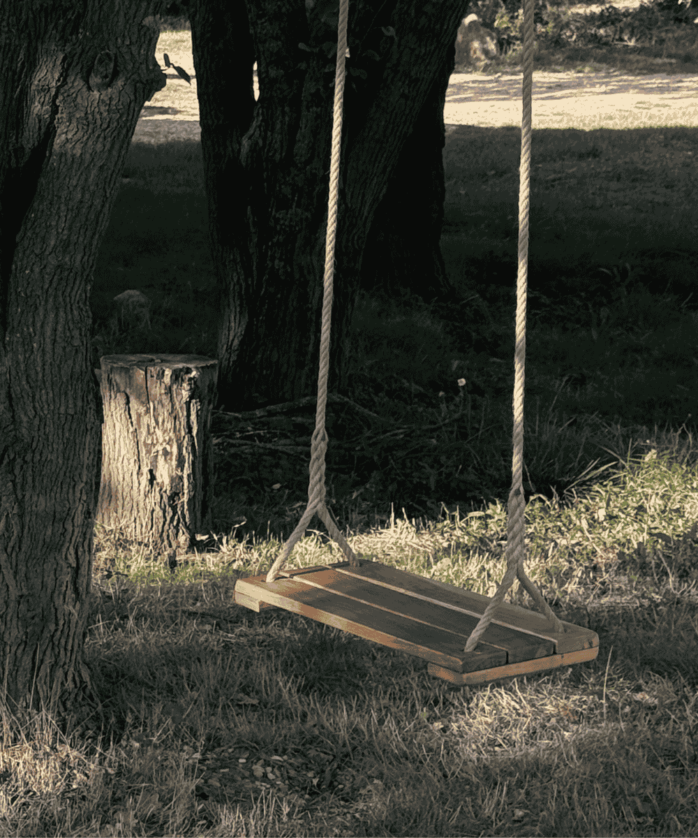 Balançoire bois