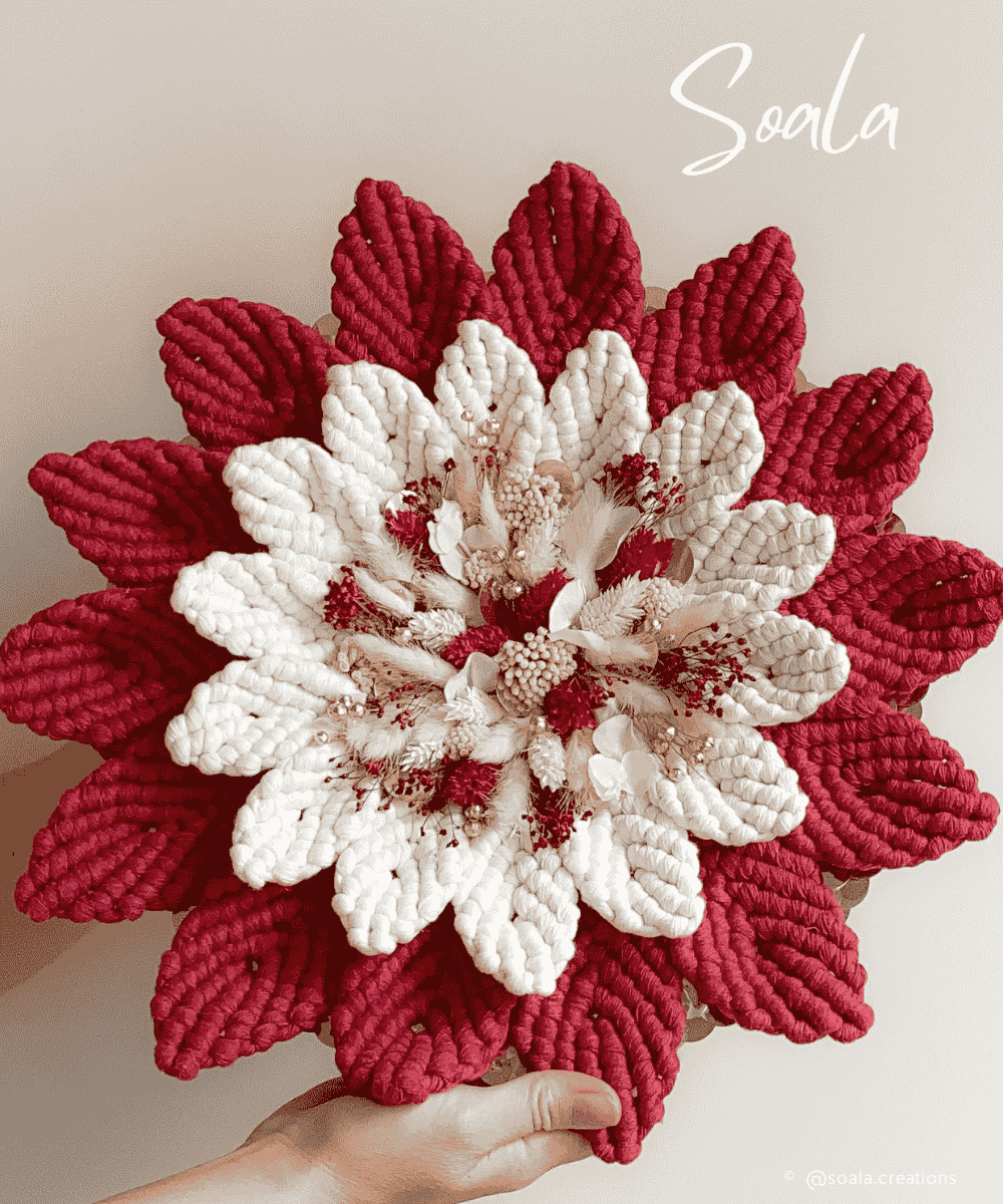 Fleur Macramé - Soala créations