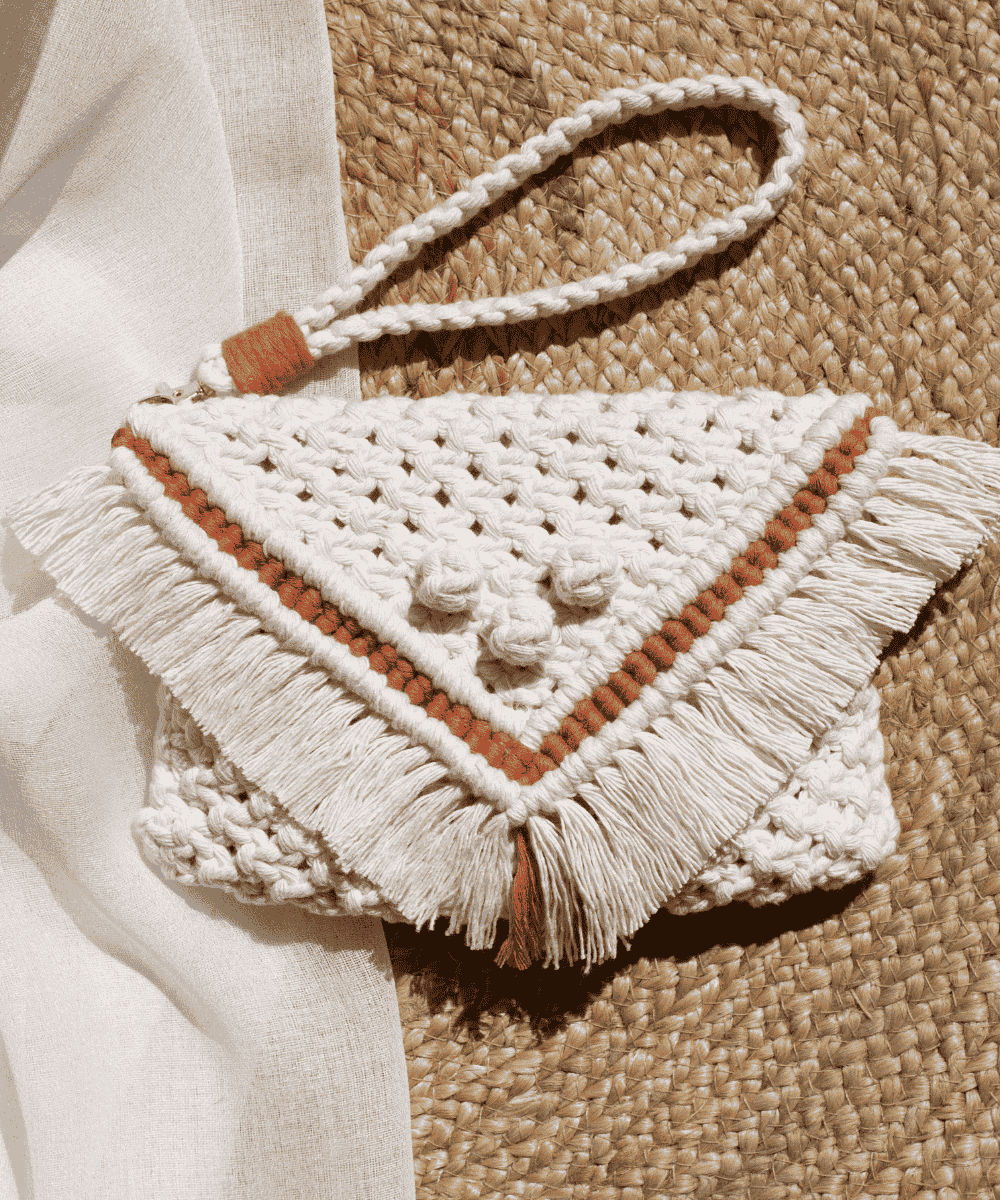 Sac à main macramé