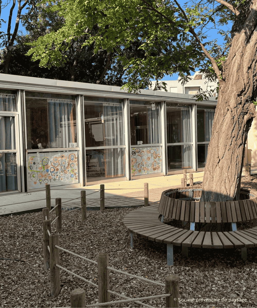 Corde cloture école / ville