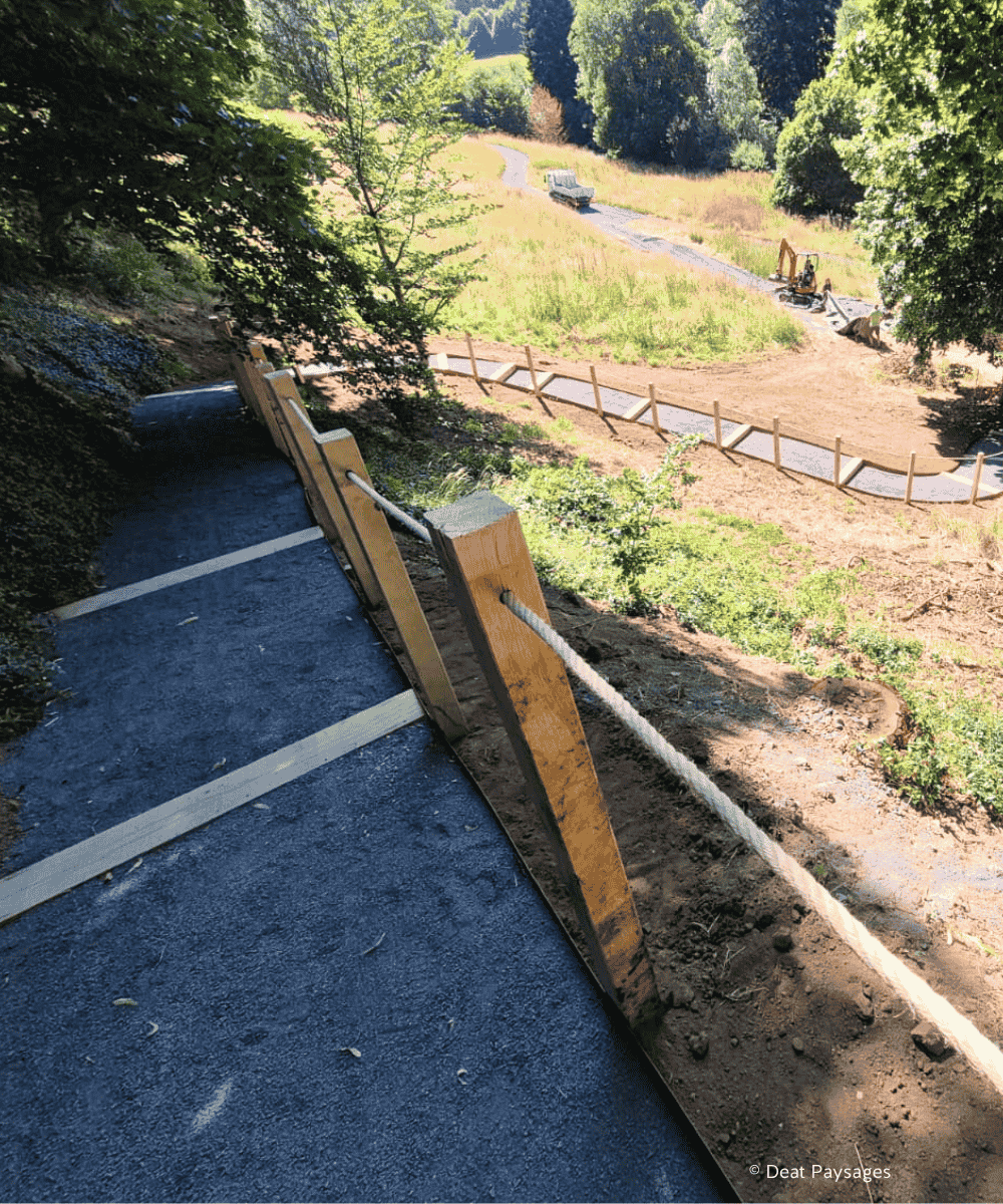 Corde cloture parc