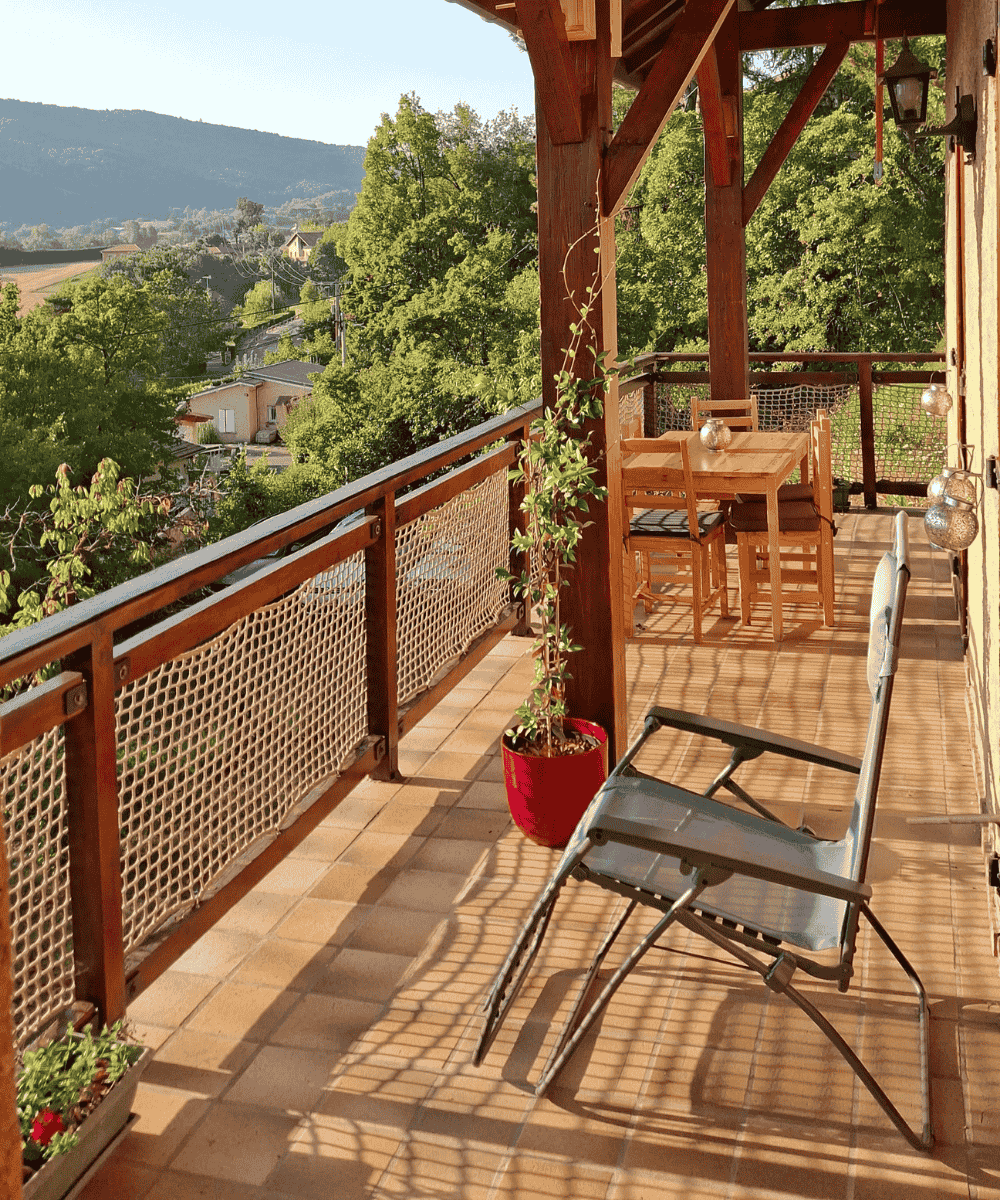 Filet garde-corps terrasse 